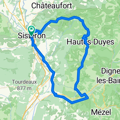 Sisteron - Le Tour du Sommet de Vaumuse 