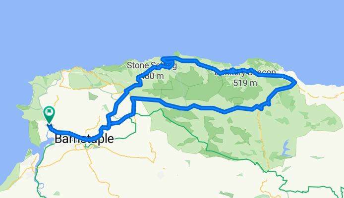 Long ride over exmoor