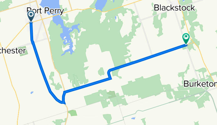 Port Perry to Shirley Road and Old Scugog
