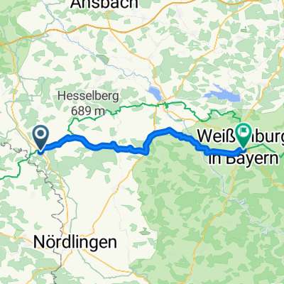 Wilburgstetten - Weissenburg