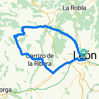 León-Villadangos-Carrizo-Riofrio-S.Feliz Lavanderas-Escuredo-Sta.Maria de Ordas-Rioseco Tapia-Alto 18-León