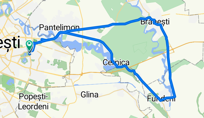 Titan - Branesti - Vadu Anei - Fundeni - Tanganu - Cernica - retur