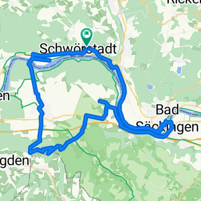 Sonnenbergroute über Bad Säckingen 39km 400h