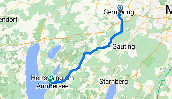 Germering Herrsching 1 über Pentenried