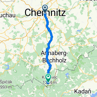 Chemnitz - Fichtelberg aus komoot