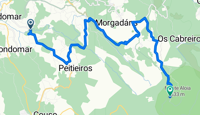 Subida Monte Aloia dende Gondomar II Marcha Oiense