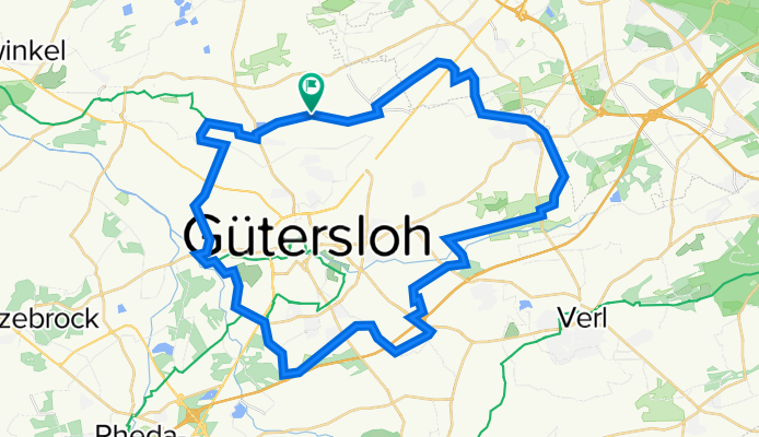 R20 -  Rund um Gütersloh - Start Holler Straße 