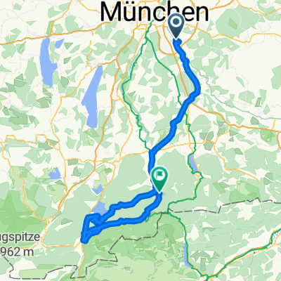 Walchensee - Sylvensteinspeicher mit dem Rennrad