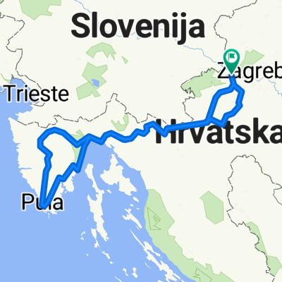 BRM 600 km Sveta Nedelja 2014  I - Pula