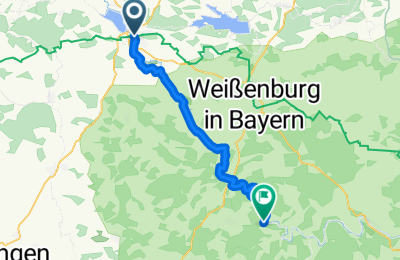 Route in der Bikemap App öffnen