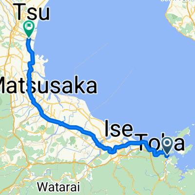 Length of Japan Toba-Tsu