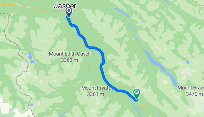 14. Jasper CG- Honeymoon Lake 48Km  510Hm