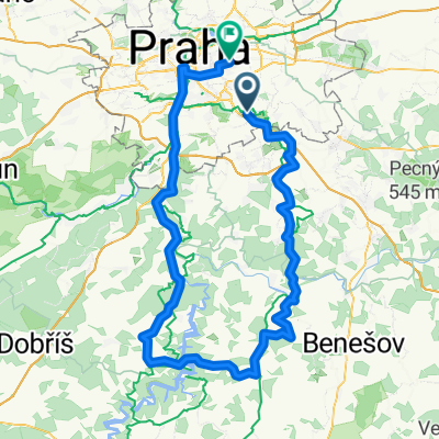 Sobotni okruh pres Slapy