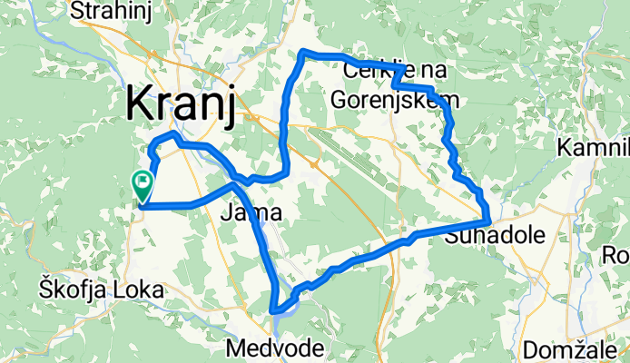 ravninska tura okoli zbilja , brnika...