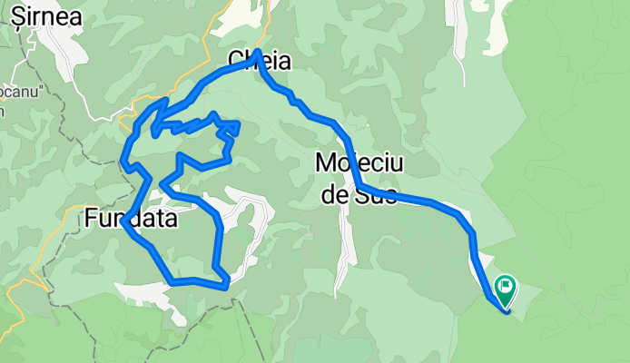 Moieciu de sus (Mistral) - Cheile Gradistei (Fundata) - Fundatica - Moieciu de Sus