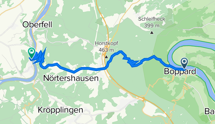 Boppard Fähre-  Moselbrücke Löf