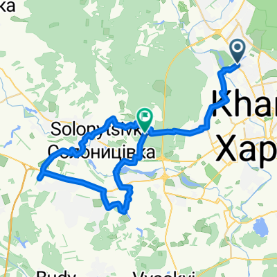 план маршрута на Коротыч-РайЕленовку