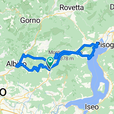 Partenza Casazza lago di Endine