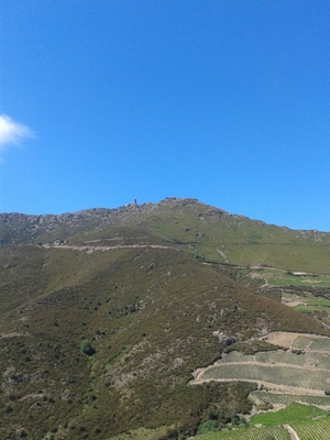 Destacado 10 en la ruta de Bikemap "Beklimming Madeloc en afdaling naar Port Vendres" Destacado 10 en la ruta de Bikemap "Beklimming Madeloc en afdaling naar Port Vendres"