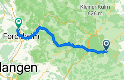 Route in der Bikemap App öffnen