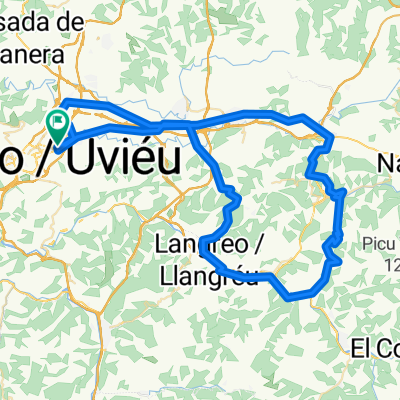 Oviedo-Gargantada-La Casilla-Cruz de Lieres-Oviedo