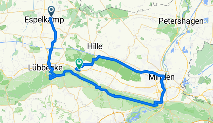 Panorama-Kammwegtour-Porta-Minden