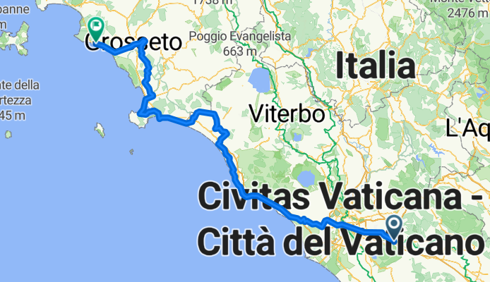 San Cesareo Castiglion della pescaia salta aurelia