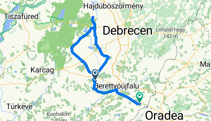 Sáp - Nádudvar - Bújváros - Hsz - Sáp - Bk