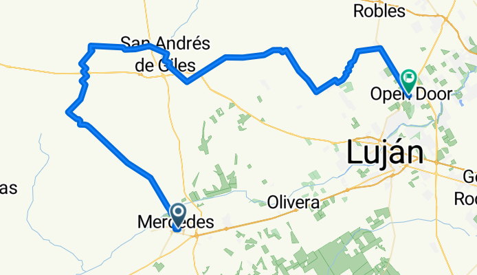 Mercedes, tuneles de Espora, Apeadero Km 108, San Andres de Giles,  Open Door