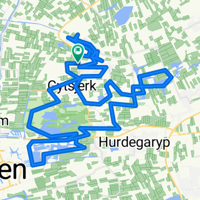 Fietstocht Gytsjerk, okt. 2013