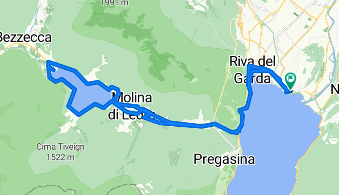 Riva del Garda-Ponale-Lago di Ledro und zurück