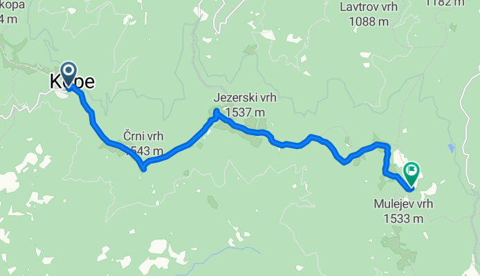 kope-lovrenška jezera