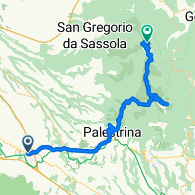 san cesareo - monte guadagnolo - crono