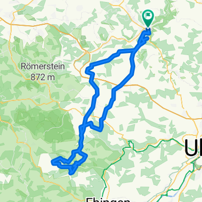 Geislingen - Hütten im Schmiechtal u.zurück