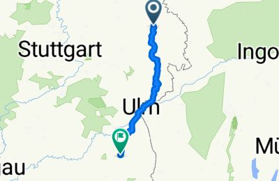 Route in der Bikemap App öffnen