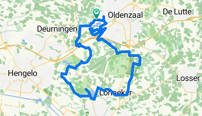 De natuur tussen de Twentse steden