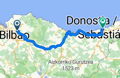 Route in der Bikemap App öffnen