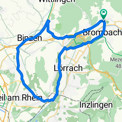 Abendrunde um den Tüllinger Berg