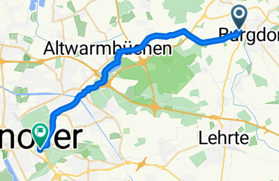 Route in der Bikemap App öffnen
