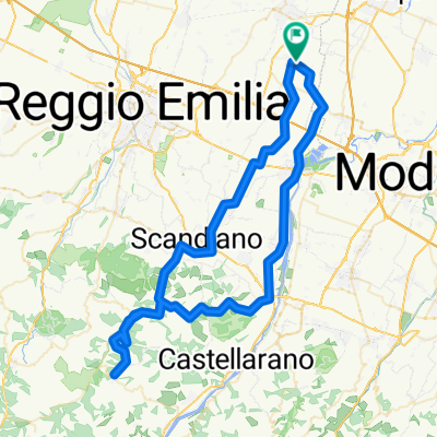 San Martino - Ca' di Roggio - Tre Croci - Viano - Baiso