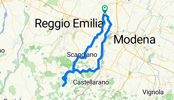 San Martino - Ca' di Roggio - Tre Croci - Viano - Baiso