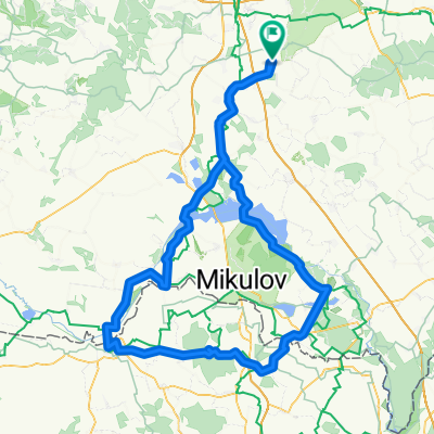 Měnín - Hrad Falkenstein - Měnín