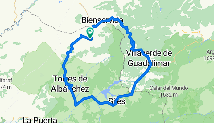 Villarrodrigo-Villarrodrigo por Siles y pto. Bellotar