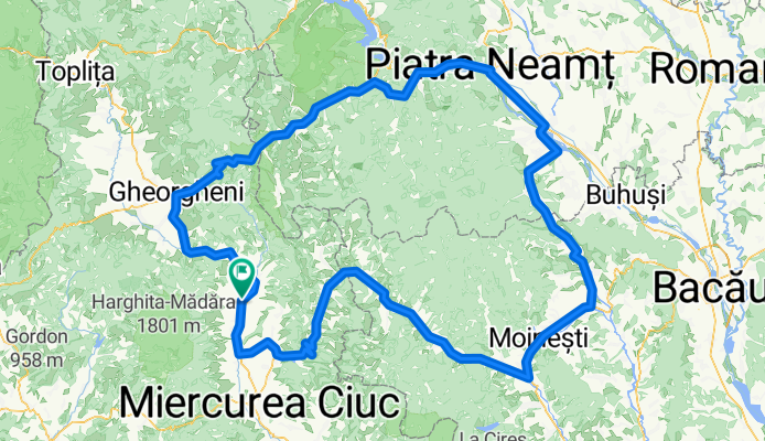 Ineu-Gheorgheni-Piatra Neamt-Comanesti-Carta