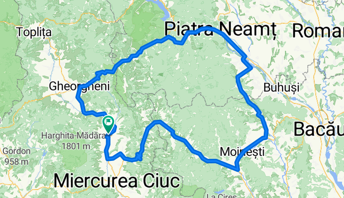 Ineu-Gheorgheni-Piatra Neamt-Comanesti-Carta