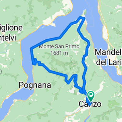 Allenamento media GF Asso - Tivano - Bellagio - Ghisallo - Asso 60 km