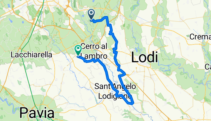 Mediglia-Pairana 57km