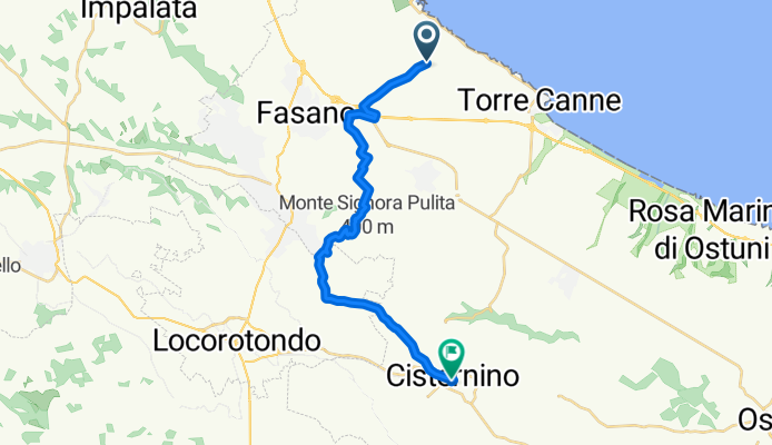 Via Francigena Monopoli - Egnazia - Cisternino II Tratto