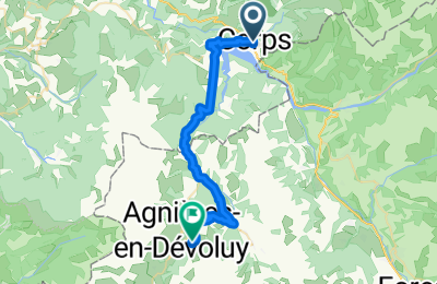 Route in der Bikemap App öffnen