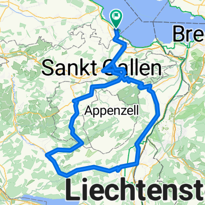 Rund um Appenzell O-Schweiz-Bodensee